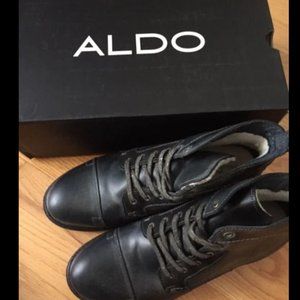 Aldo Talon-97 Men Round Toe Leather Boot